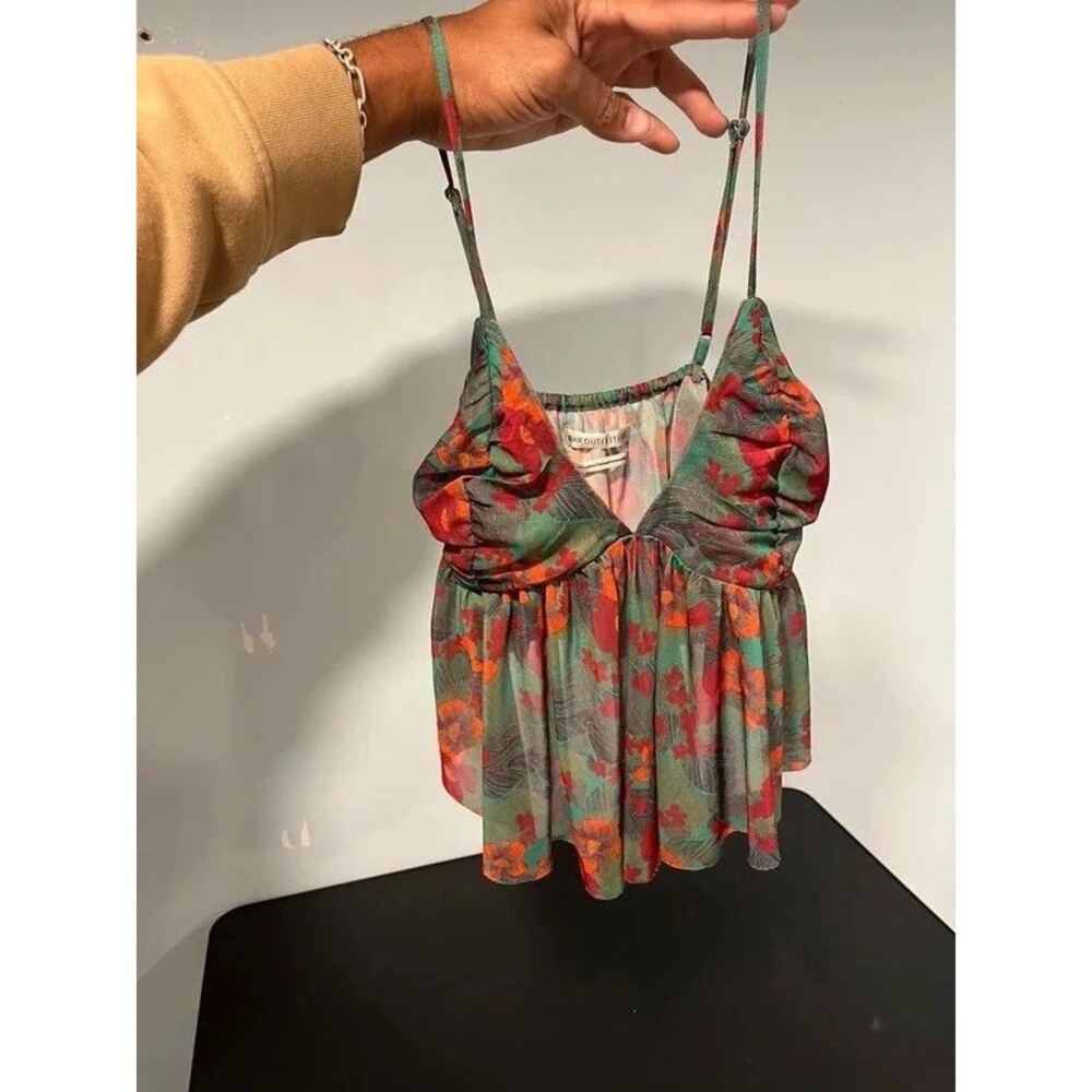 Urban Outfitters Floral Small Petite Tank